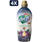 Dreft 4 x 1l ultimate care intense dark 40sc wasverzachter