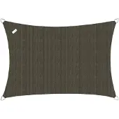 Buitenkado Schaduwdoek rechthoek 3.5x5.5 - Taupe zwart