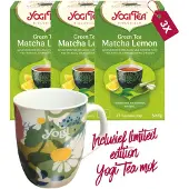 Yogi tea Green Tea Matcha Lemon Bio - 3 pakjes - inclusief limited edition mok