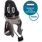 Qibbel Air Fietsstoeltje Achter Framebevestiging - Fietszitje - Hazel Brown - Zonder bagagedrager