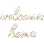 Party Deco Welcome Home Folieballon Cappuccino (258cm)