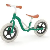 Chillafish Loopfiets 2 jaar - Lichtgewicht met verstelbaar zadel en stuur - Groen- Loopfiets voor jongens en meisjes tot 4 jaar met handvat om te dragen en anti lek banden - Model Charlie