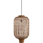 Light & Living Natuurlijke hanglamp Dorzan donker Ø 37cm