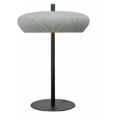 Zambelis Tafellamp 2594, alu / grijs / zink, Woon-/ Eetkamer, Gips / Klei, Tafellamp