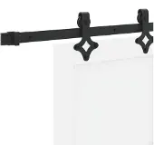 vidaXL Schuifdeur ORKDAL Wit 83 x 232 cm Massief grenenhout