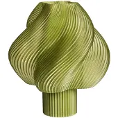 Créme Atelier Soft Serve Portable Tafellamp Olijfgroen - Draagbare lampen Recyclebaar Bioplastic Olive - SSTL031014