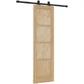 vidaXL Schuifdeur ORKDAL 61 x 198,5 cm Massief grenenhout Naturel