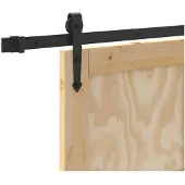 vidaXL Schuifdeur ORKDAL 61 x 198,5 cm Massief grenenhout Naturel