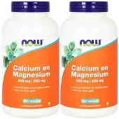 Now 2x Calcium 500mg & Magnesium 250 Mg 250 Tabletten