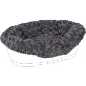 Flamingo Hondenkussen Tuck Cuddly Grijs XXL – 110x74x30 cm – elastische pluche hoes – perfect voor Tuck hondenmand –