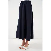 Big Dart Hoge Taille A-Lijn Maxi Rok