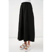 Big Dart Hoge Taille A-Lijn Maxi Rok