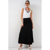 Big Dart Hoge Taille A-Lijn Maxi Rok