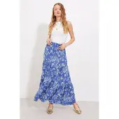 Big Dart Maxi Gekleed Comfortabele Pasvorm Rok