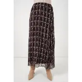 Bigdart Hoge Taille Geometrische Print Maxi Rok