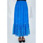 Bigdart Geprinte Maxi Rok met Bloemenmotief