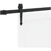 vidaXL Schuifdeur ORKDAL Wit 83 x 202 cm Massief grenenhout