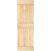 vidaXL Deur NARVIK Naturel 70 x 210 cm Massief Pine Hout