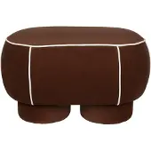 White Label Poef Marina Stool M Red