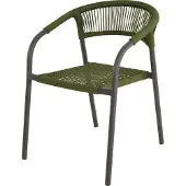 Les Nagano - Stapelstoel - Aluminium frame - Groen