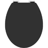INSTMAIER Gaia - toiletzitting - MDF hout - duurzaam met FSC-certificering - Zwart