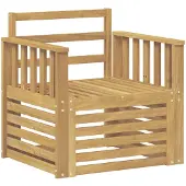 vidaXL 2 Stuk Buiten bank set Massief Acacia Hout Wit