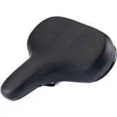 Contec Sonic zadel, zwart, 219 mm, voor heren en dames, zwart, 219 mm