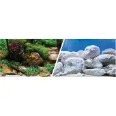 Aqua Marina 3d-watertuin En Stenen Aquarium Achtergrond