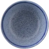 J-Line schaal Luna - keramiek - blauw - small - 2 stuks