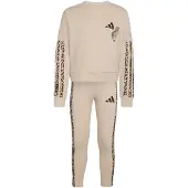 Adidas Trainingspak 'ANIMAL LEGGINGS' taupe / taupe / zwart