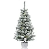 HOMCOM kerstboom met LED-verlichting, 90 cm, met 116 takken