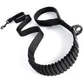 EzyDog Zero Shock Lange Honden Riem - Looplijn voor Hond - 120cm - Zwart
