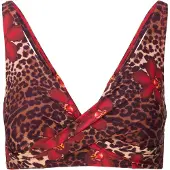 Lingadore Bikinitop bruin / chocoladebruin / vuurrood