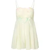 Lingadore Negligé crème / mintgroen