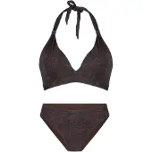 Lingadore Bikini chocoladebruin / zwart