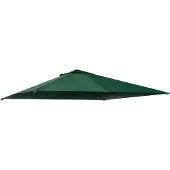 Outsunny Sunny Partytentdak vervangend partytentdak polyester partytentafdekking groen 3 x 3 m