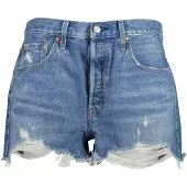Levi's Jeans '501 Original Short' blauw denim