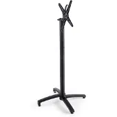 Oviala - Tafelpoot met kantelsysteem van 108 cm in zwart aluminium - Klipo