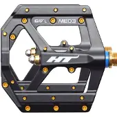 HT Components ME03T EVO+ Flat Pedal Pair Black