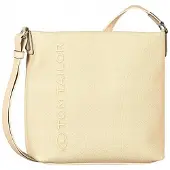 Tom Tailor - TTROSA S schoudertas in canvas look - Maat ONESIZE - beige / beige