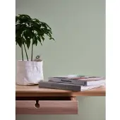A.S. Création UNI BEHANG | Basic - Groen - Casual Living
