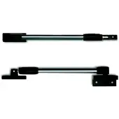 Dulimex DX - Telescopische raamuitzetter - naar binnen- en buitendraaiend - 325 - 445 min-max - rvs finish-zwart