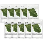 Abib Milde Zure PH Sheet Mask Pack Heartleaf Fit 10st Anti-acne Houttuynia Cordata
