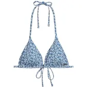 Marc o'polo Bikinitop ' Shiny ' blauw / wit