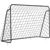 Songmics Voetbaldoel voor kinderen, Zwart