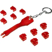 Logilink MP0043, Beveiliging van notebooks, Rood