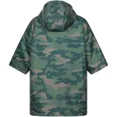 Mountain Warehouse Kinder Tidal Camouflage Waterproof Omkleedjas (Groen)