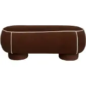 White Label Poef Marina Hocker L Red