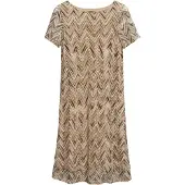 s.Oliver Black Label Jurk lichtbeige / bruin