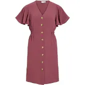 Vila Blousejurk magenta